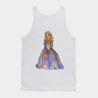 Princess with purple dress Tank Top